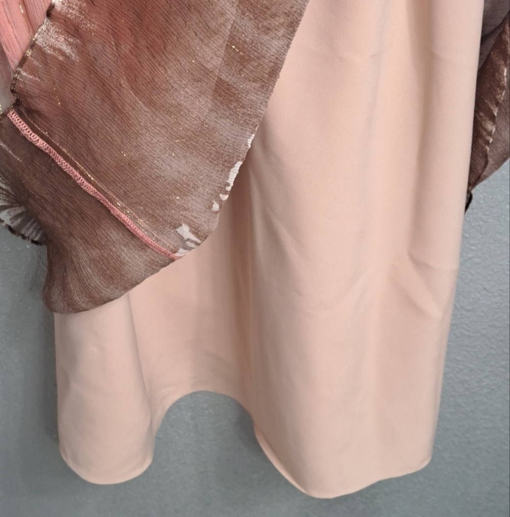 BCBGMAXAZRIA Silk Ombre Dress Size M - Picture 13 of 16